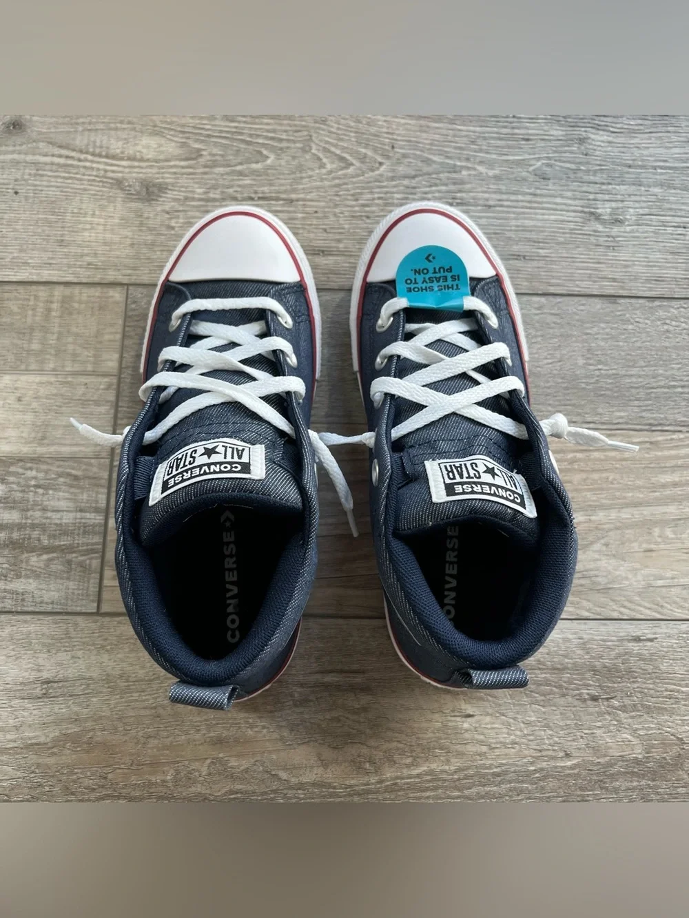 NIB Converse Boys Chuck Taylor Twill Street Shoes Size 3